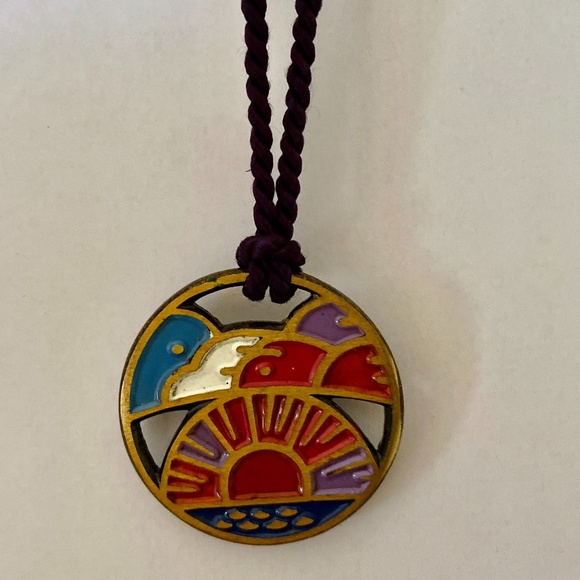 Vintage Ecology Designs Peace with Nature Necklace - Picture 5 of 9